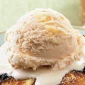 Peach-Maple Ice Cream