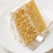 Simple Layer Cake with Vanilla Frosting