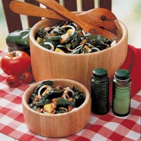 Crunchy Spinach Salad Recipe