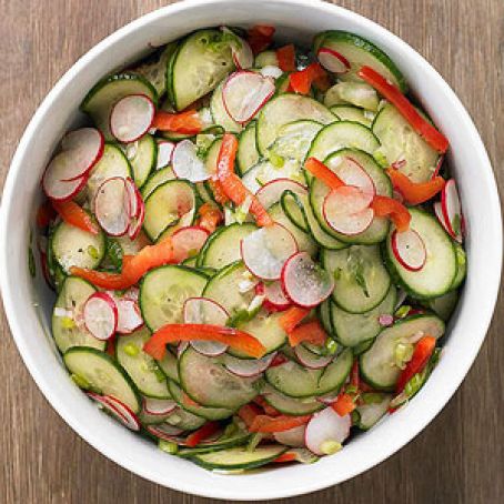 Cucumber Radish Slaw