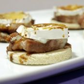 MONTADITO DE SOLOMILLO Y QUESO DE CABRA