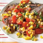 Pan- Roasted Corn and Tomato Relish