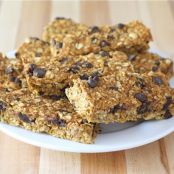 Pumpkin Chocolate chip granola bars