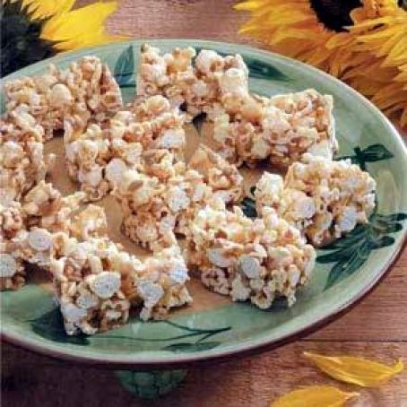 Sunflower Popcorn Bars Recipe