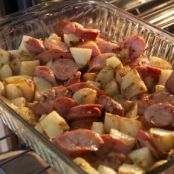 KIELBASA AND POTATOES ROASTED
