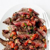 Grilled Steak with Tapenade