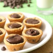 Chocolatey Chocolate Chip Cookie Cups