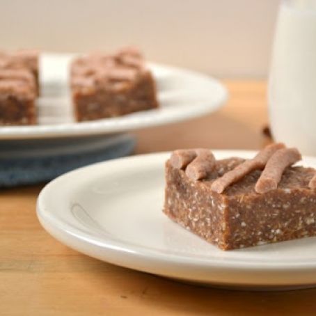 Raw Oatmeal Raisin Cookie Dough Bars