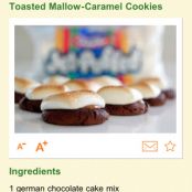 Toasted Mallow-Caramel Cookies