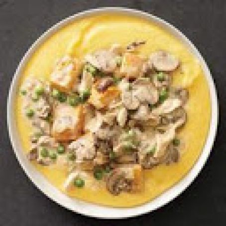 Creamy Chicken with Soft Polenta