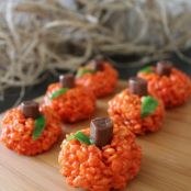 Pumpkin Rice Krispie Treats