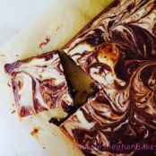 Almond Cream Cheese Brownies