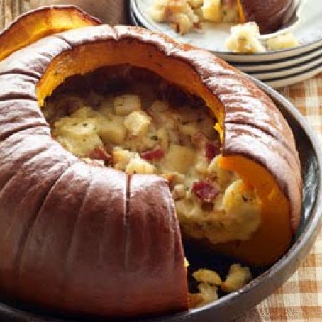 Pumpkin Stuffed with Everything Good