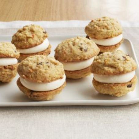 Carrot Cake Sandwich Cookies