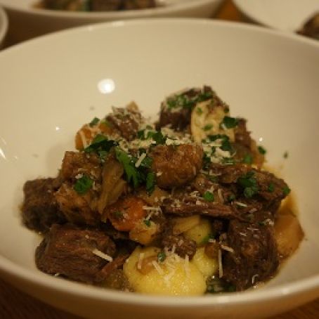Instant Pot Braised beef gnocchi