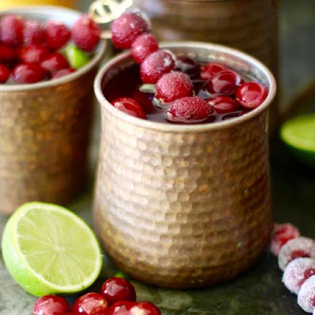 Cranberry Pomegranate Moscow Mule