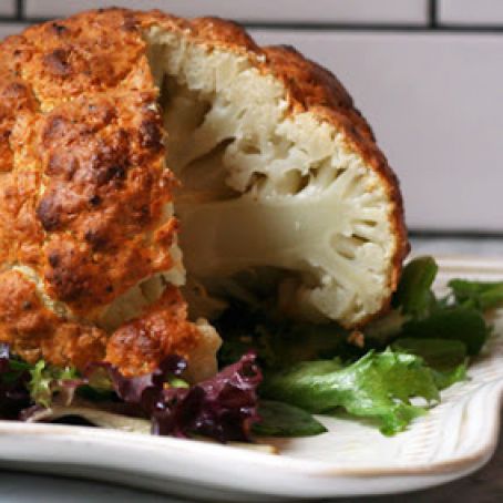 Whole Roasted Cauliflower