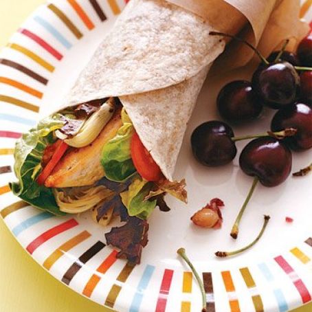 Mediterranean Chicken Wrap
