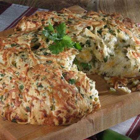 Chopped Jalapeno Cheese Bread