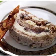 Almond Dacquoise with Passion Fruit and Pomegranate Seeds