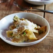 Fresh Pappardelle with Peas, Butter, and Parmigiano-Reggiano
