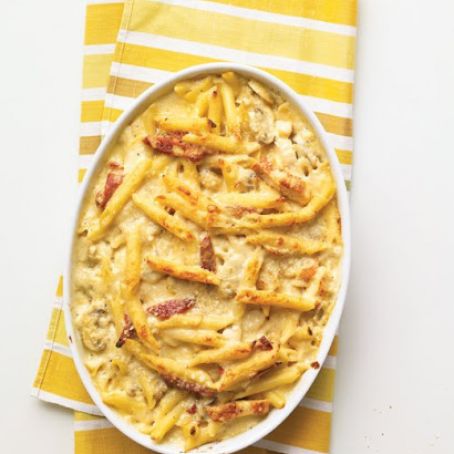 Baked Penne with Chicken and Sun-dried tomatoes