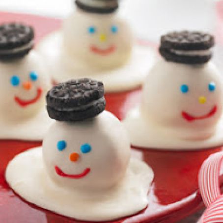 Melting Snowmen Cookie Balls