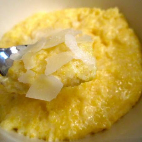 Cheesy Polenta, Grits