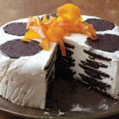 ICEBOX CAKE WITH ORANGE CARAMEL