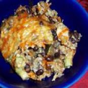 Brown Rice and Black Bean Casserole