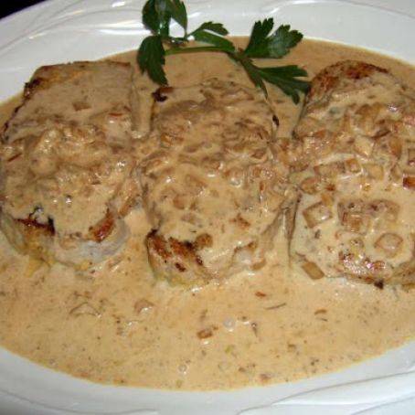 Shallot Cognac Cream Sauce