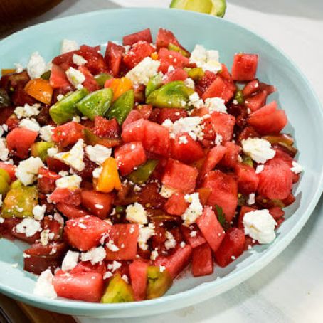 Tomato-and-Watermelon Salad