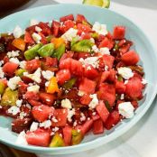 Tomato-and-Watermelon Salad