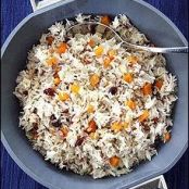 Basmati Rice Pilaf With Apples, Squash and Cranberries