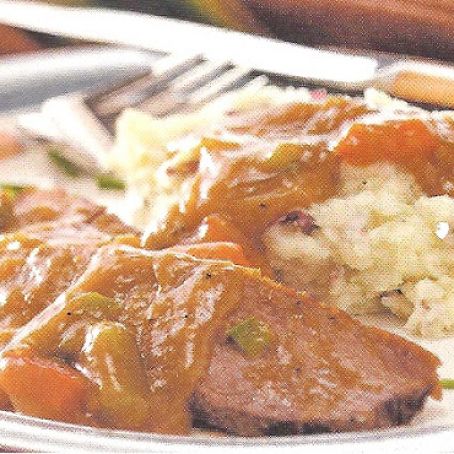 Italian Roast with Alfredo Potatoes