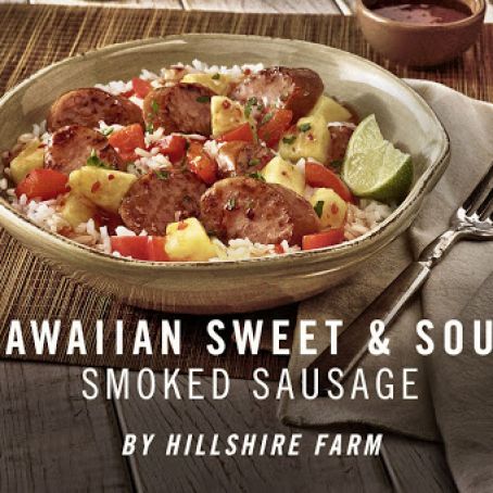 Hawaiian Pineapple Sweet & Sour Smoked Sausage