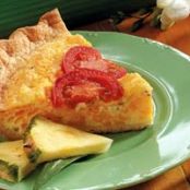 Three-Cheese and Egg Crescent Pie