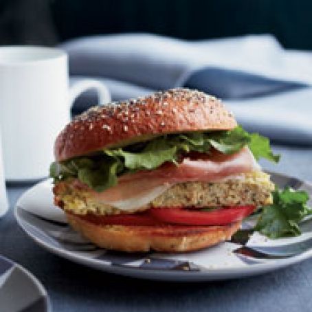 Three-Cheese-and-Herb Frittata Sandwiches