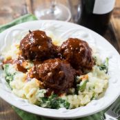 Meatballs in Red Wine Gravy