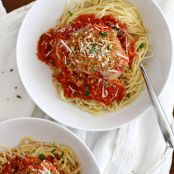 slow cooker chicken parmesan