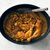 Indian-Spiced Chicken with Chickpeas and Spinach