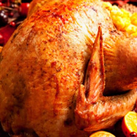 Maple & Bourbon Brined Turkey