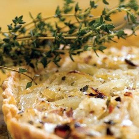 VIDALIA ONION TART w/BACON