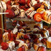 Angel Cake and Strawberry Screwers