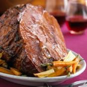 Balsamic-Maple Glazed Ham
