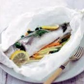 Baked Sea Bass in Parchment