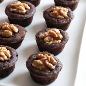 Chocolate-Zucchini Cakes with Walnuts