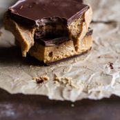 5-Ingredient Tripple Decker Chocolate Peanut Butter Bars