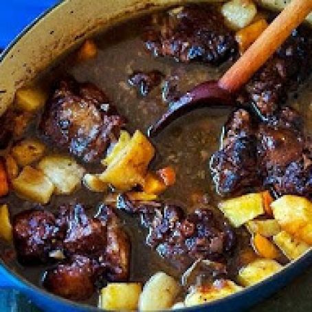 Oxtail Stew - With Dads Modification