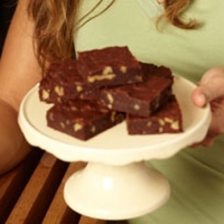Moist and Fudgy Brownies with California Dried Plums